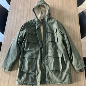 Obey Khaki Green Snow Parka (Large)